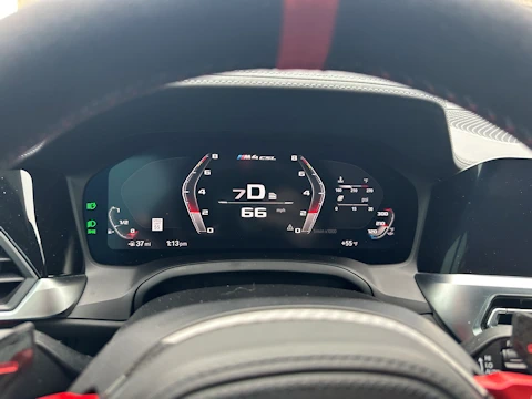 Dashboard of BMW M4 CSL